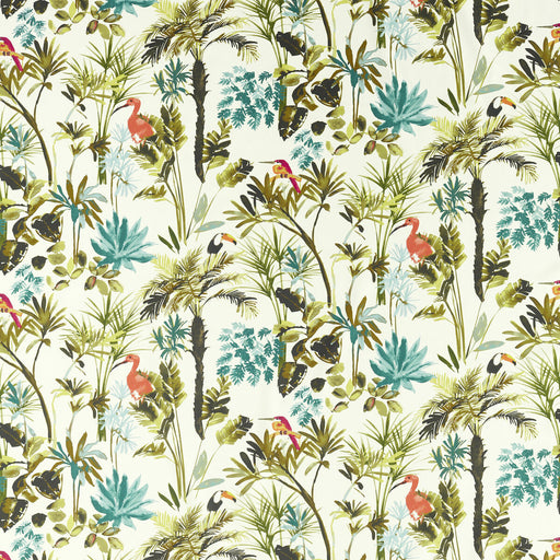 CLARKE AND CLARKE - PALM- SKY - Fabric by the Yard SKY