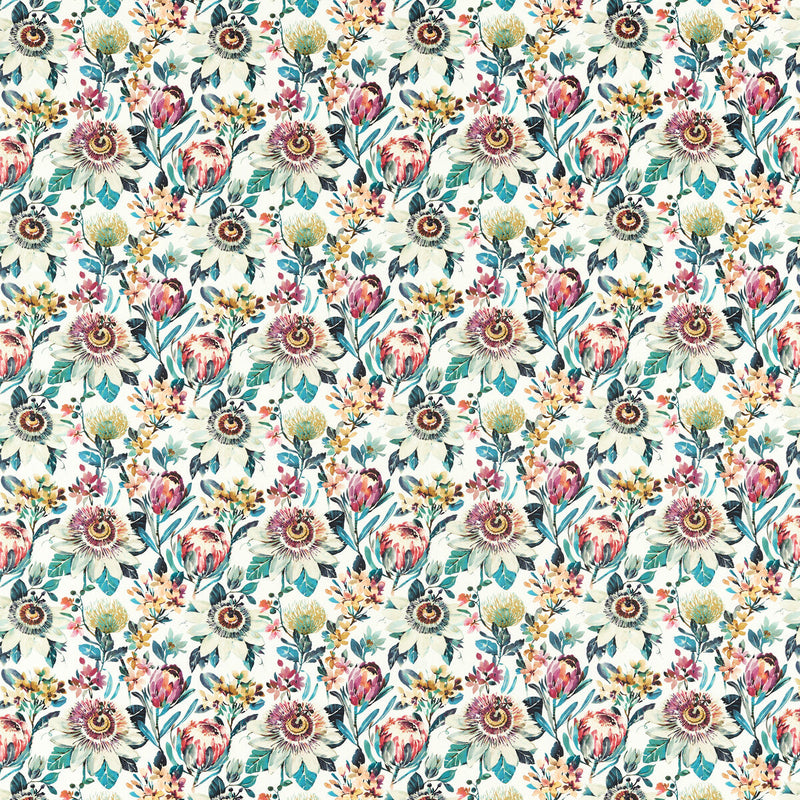 CLARKE AND CLARKE - PARADISE- RUSSET - Fabric by the Yard RUSSET