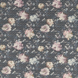 CLARKE AND CLARKE - CAMILE- BLUSH/CHARCOAL - Fabric by the Yard