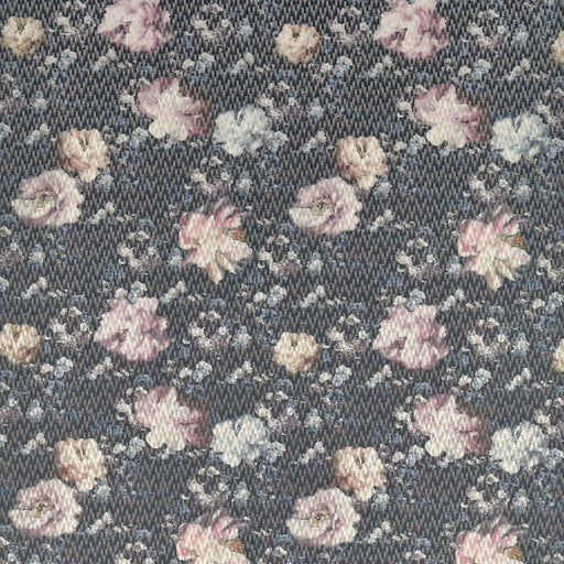 CLARKE AND CLARKE - CAMILE- BLUSH/CHARCOAL - Fabric by the Yard BLUSH/CHARCOAL
