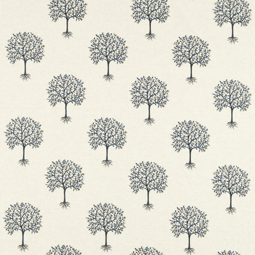CLARKE AND CLARKE - BERGAMOT- DENIM/MIDNIGHT - Fabric by the Yard DENIM/MIDNIGHT