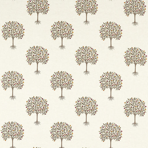 CLARKE AND CLARKE - BERGAMOT- MULTI/LINEN - Fabric by the Yard MULTI/LINEN