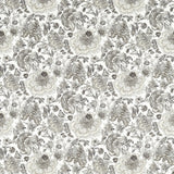CLARKE AND CLARKE - LUCIENNE- CHARCOAL/LINEN - Fabric by the Yard