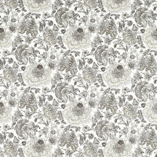 CLARKE AND CLARKE - LUCIENNE- CHARCOAL/LINEN - Fabric by the Yard CHARCOAL/LINEN