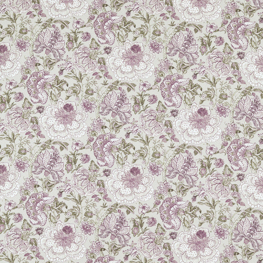CLARKE AND CLARKE - LUCIENNE- RASPBERRY/LINEN - Fabric by the Yard RASPBERRY/LINEN