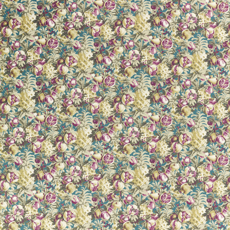 CLARKE AND CLARKE - FRANCIS- TEAL VELVET - Fabric by the Yard TEAL VELVET