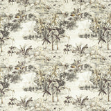 CLARKE AND CLARKE - HABITAT- CHARCOAL/LINEN - Fabric by the Yard