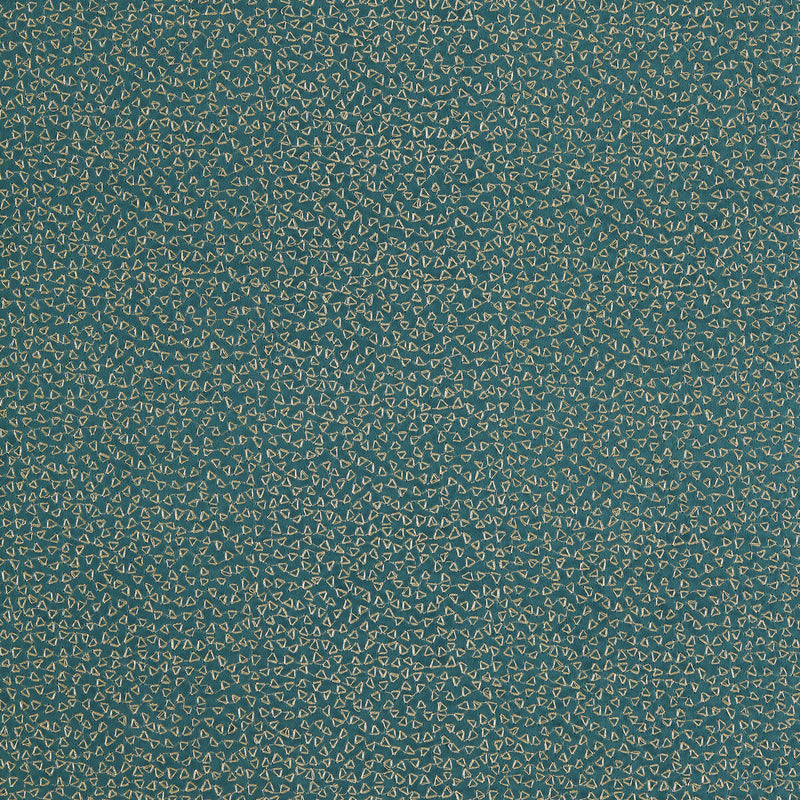 CLARKE AND CLARKE - RICAMO- TEAL - Fabric by the Yard TEAL