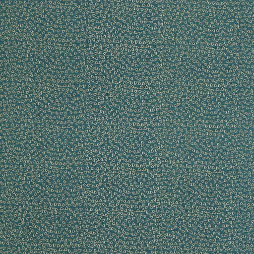 CLARKE AND CLARKE - RICAMO- TEAL - Fabric by the Yard TEAL