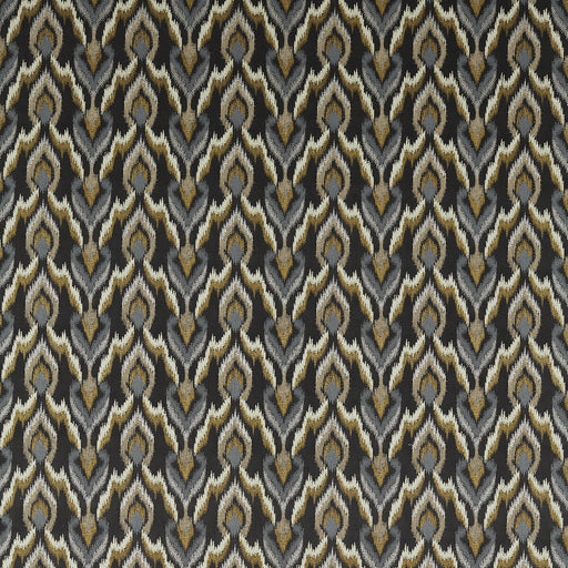 CLARKE AND CLARKE - VELLUTO- NERO - Fabric by the Yard NERO