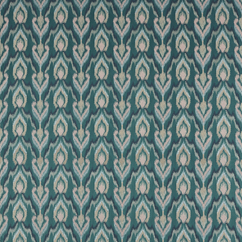 CLARKE AND CLARKE - VELLUTO- TEAL - Fabric by the Yard TEAL