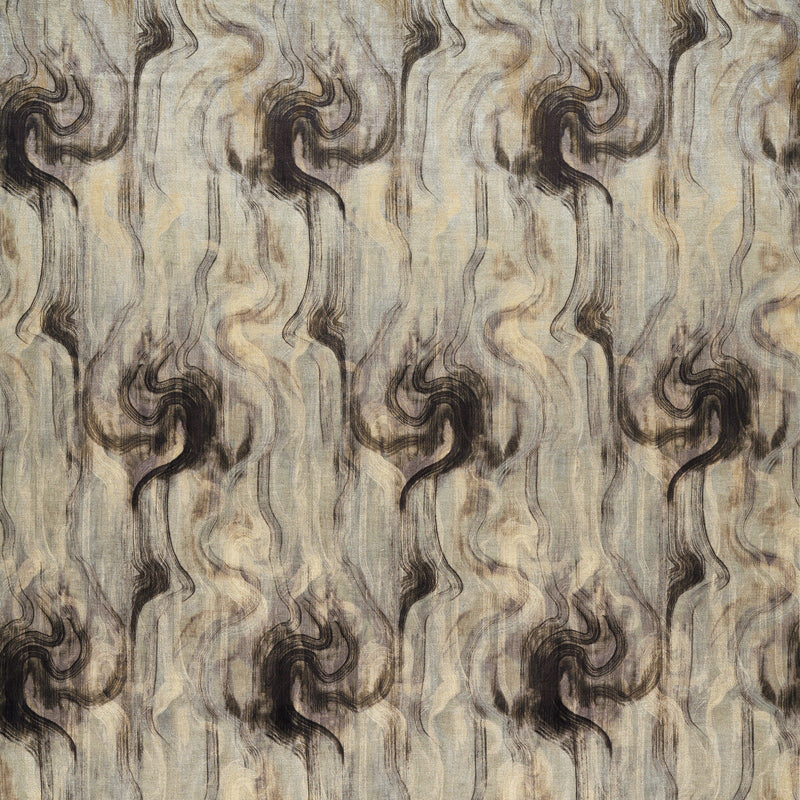 CLARKE AND CLARKE - TESSUTO- NERO/SILVER - Fabric by the Yard NERO/SILVER