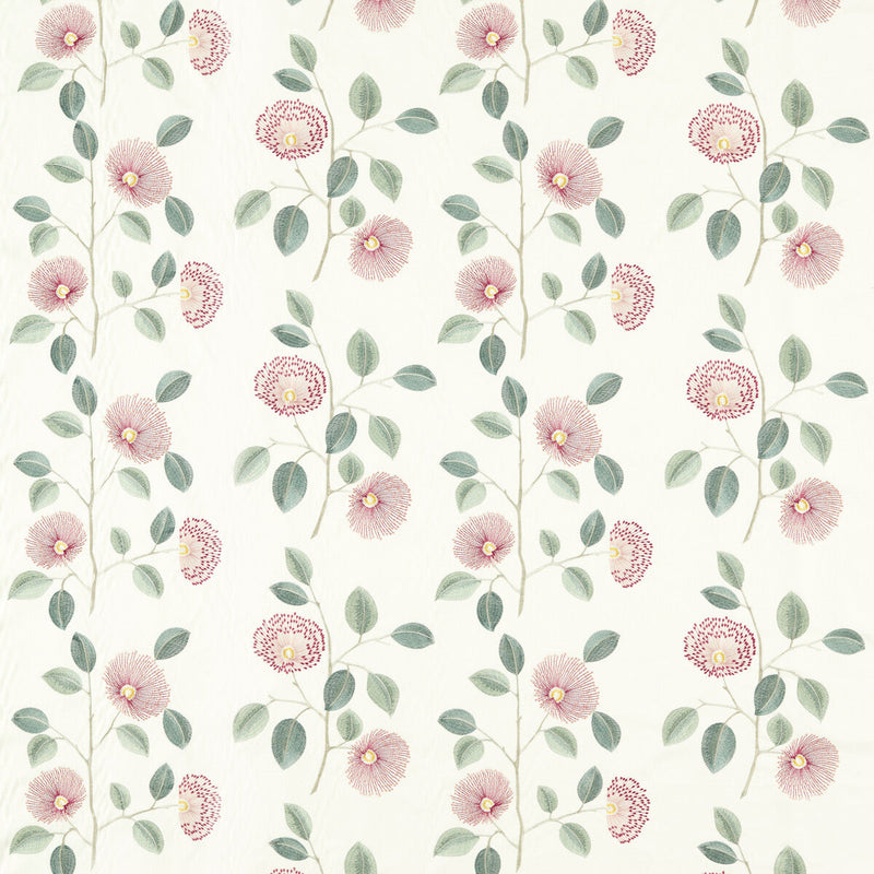 CLARKE AND CLARKE - MONIQUE- BLUSH/RASPBERRY - Fabric by the Yard BLUSH/RASPBERRY