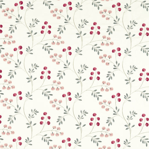 CLARKE AND CLARKE - ROCHELLE- BLUSH/RASPBERRY - Fabric by the Yard BLUSH/RASPBERRY
