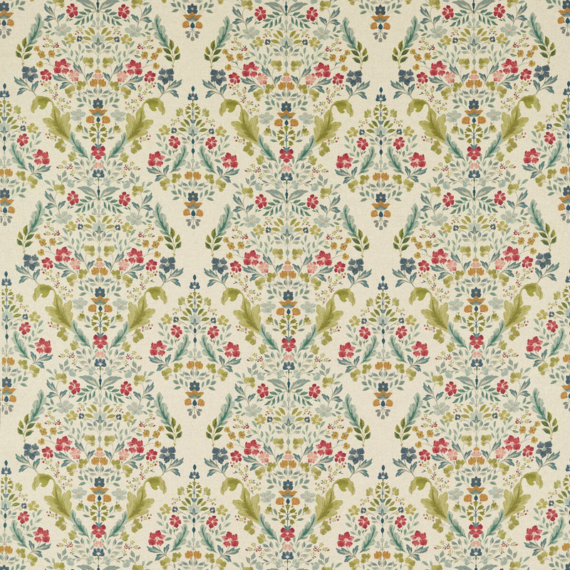 CLARKE AND CLARKE - GAWTHORPE- FOREST/LINEN - Fabric by the Yard FOREST/LINEN