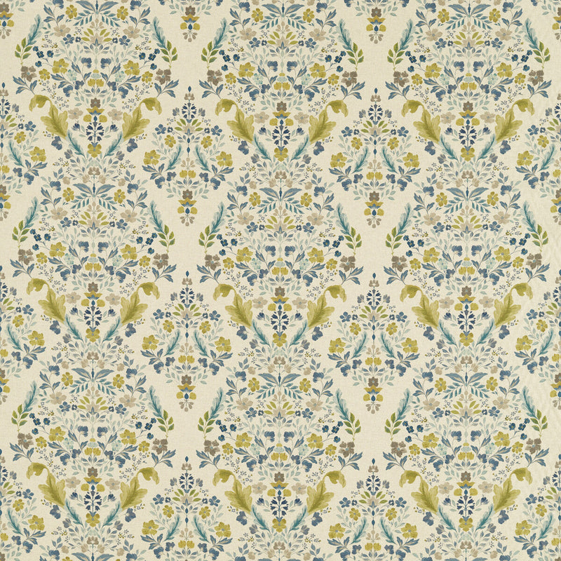 CLARKE AND CLARKE - GAWTHORPE- MINERAL/LINEN - Fabric by the Yard MINERAL/LINEN