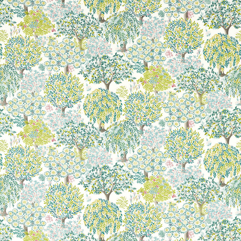 CLARKE AND CLARKE - TATTON- MULTI - Fabric by the Yard MULTI
