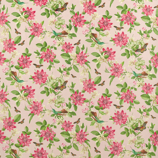 CLARKE AND CLARKE - F1588/01 - PINK LOTUS - Fabric By the Yard