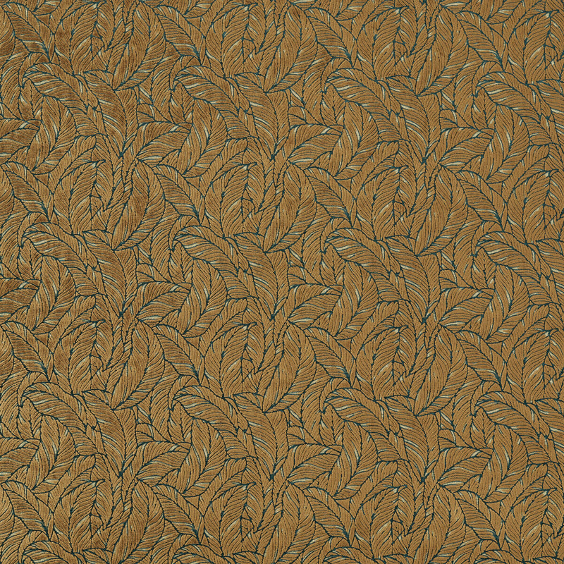 CLARKE AND CLARKE - SELVA- ANTIQUE/GOLD VELVET - Fabric by the Yard ANTIQUE/GOLD VELVET