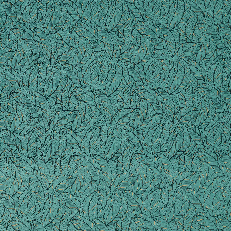 CLARKE AND CLARKE - SELVA- EMERALD VELVET - Fabric by the Yard EMERALD VELVET