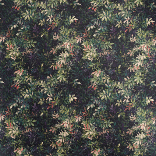 CLARKE AND CLARKE - CONGO- AMETHYST/EMERALD VELVET - Fabric by the Yard AMETHYST/EMERALD VELVET
