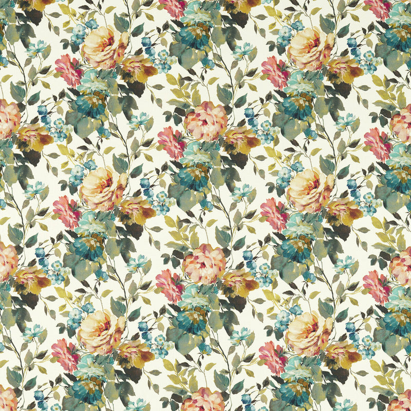 CLARKE AND CLARKE - BLOOM- ANTIQUE - Fabric by the Yard ANTIQUE