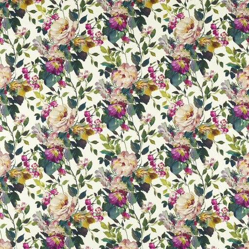 CLARKE AND CLARKE - BLOOM- FUCHSIA - Fabric by the Yard FUCHSIA