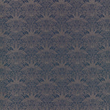 CLARKE AND CLARKE - LEOPARDO- MIDNIGHT/COPPER JACQUARD - Fabric by the Yard
