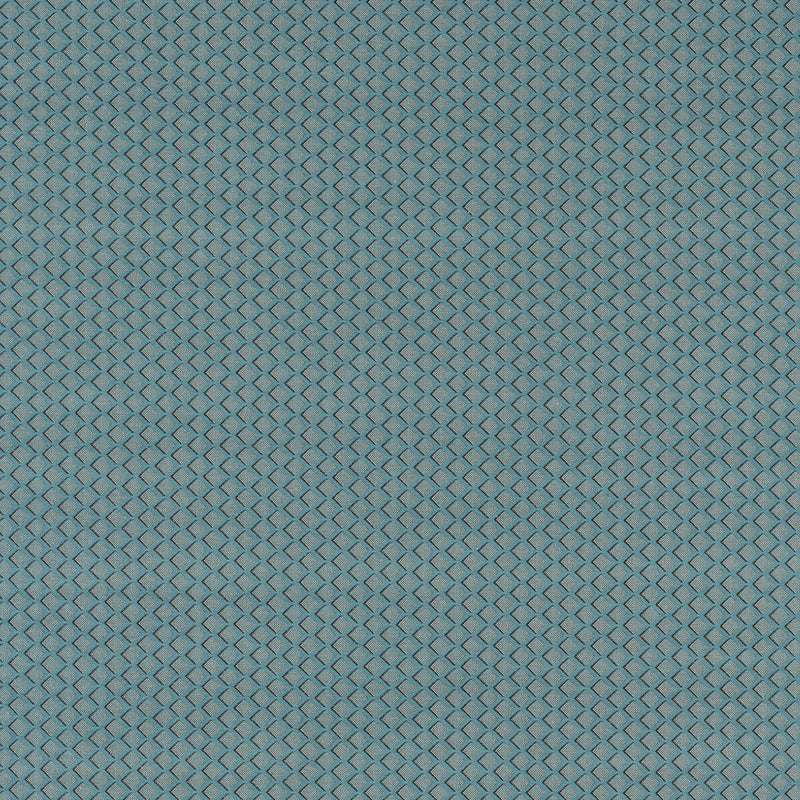 CLARKE AND CLARKE - EQUATOR- TEAL - Fabric by the Yard TEAL