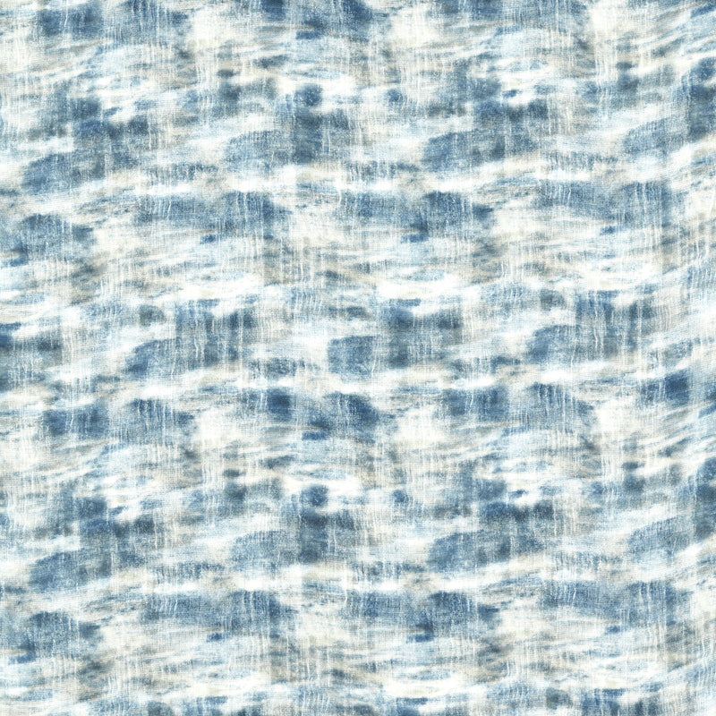 CLARKE AND CLARKE - BERGEN- DENIM - Fabric by the Yard DENIM