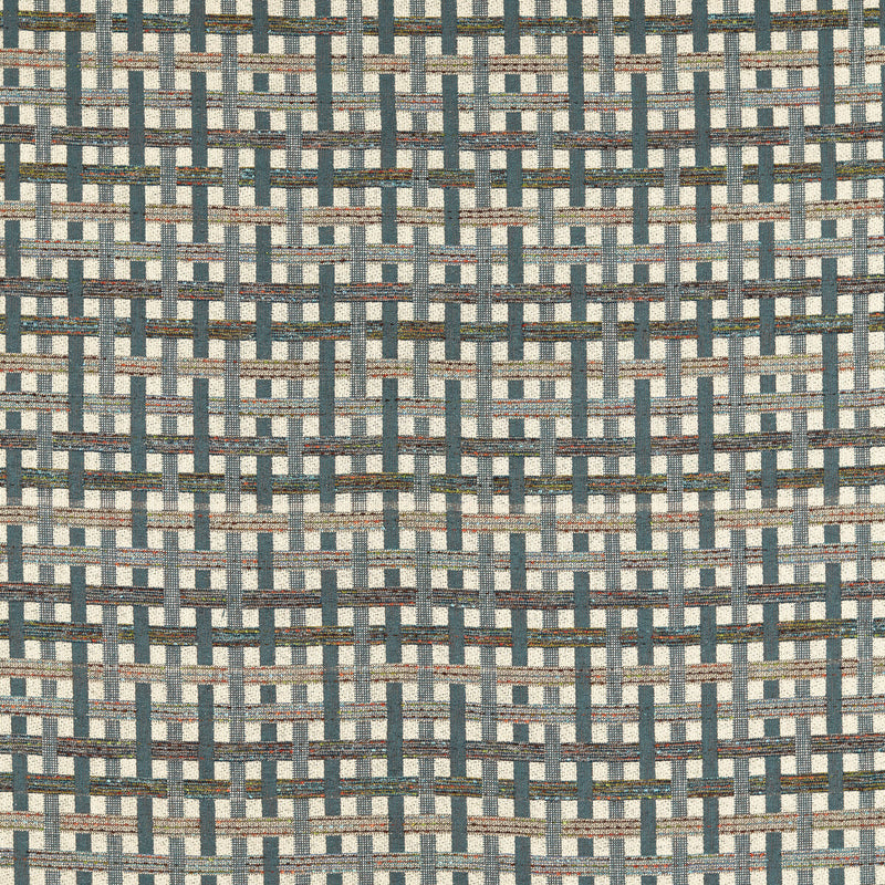 CLARKE AND CLARKE - KASPER- KINGFISHER - Fabric by the Yard KINGFISHER