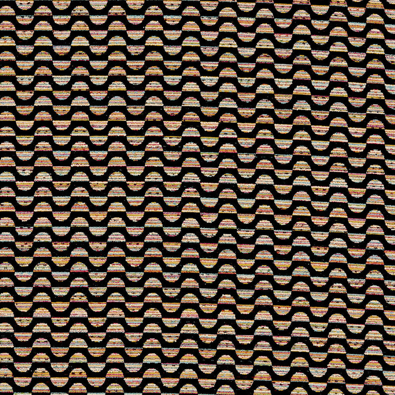 CLARKE AND CLARKE - OLAV- CHARCOAL/MULTI - Fabric by the Yard CHARCOAL/MULTI