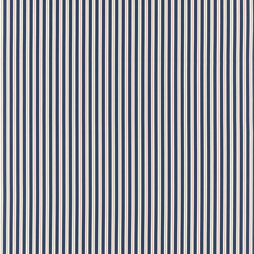 CLARKE AND CLARKE - CAROUSEL- CORAL/NAVY - Fabric by the Yard CORAL/NAVY