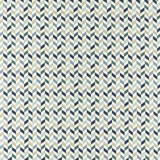 CLARKE AND CLARKE - PHOENIX- MINERAL/NAVY - Fabric by the Yard MINERAL/NAVY