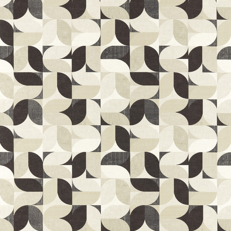 CLARKE AND CLARKE - RENO- MONOCHROME - Fabric by the Yard MONOCHROME