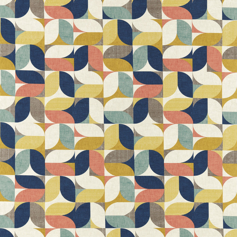 CLARKE AND CLARKE - RENO- MULTI - Fabric by the Yard MULTI