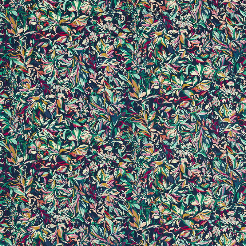 CLARKE AND CLARKE - ASHBROOK VELVET- MIDNIGHT - Fabric by the Yard MIDNIGHT