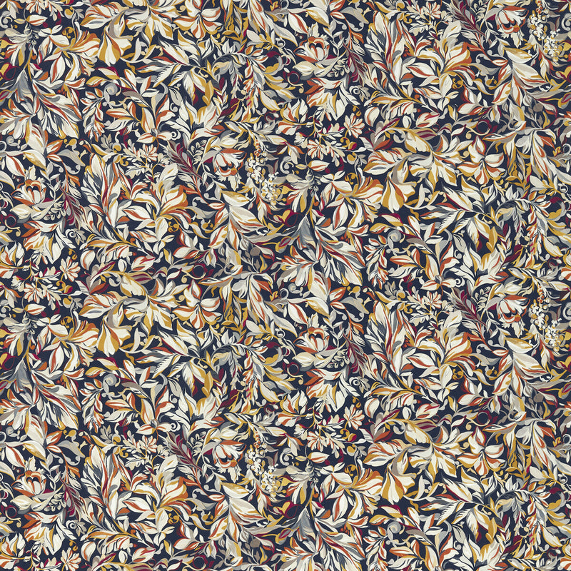 CLARKE AND CLARKE - ASHBROOK VELVET- NOIR - Fabric by the Yard NOIR