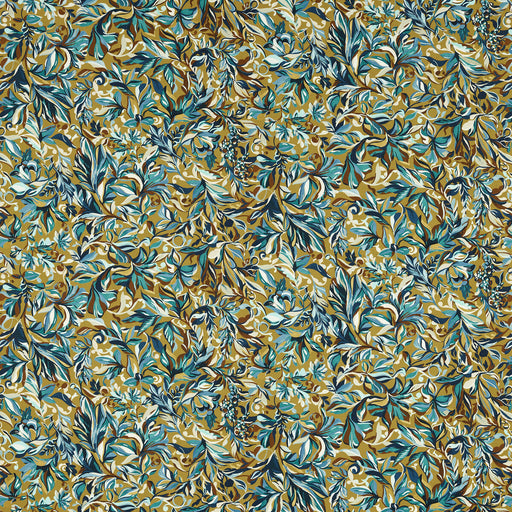 CLARKE AND CLARKE - ASHBROOK VELVET- OCHRE - Fabric by the Yard OCHRE