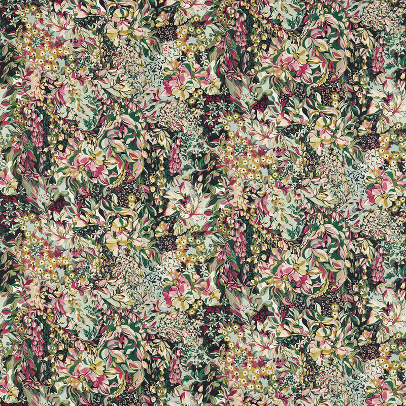 CLARKE AND CLARKE - AUBREY- EAU DE NIL - Fabric by the Yard EAU DE NIL