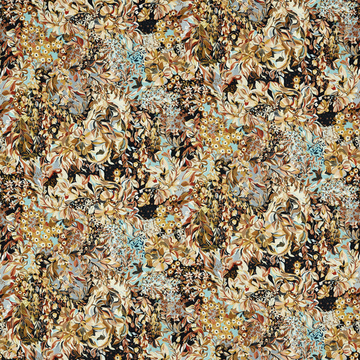 CLARKE AND CLARKE - AUBREY VELVET- NOIR/MINERAL - Fabric by the Yard NOIR/MINERAL