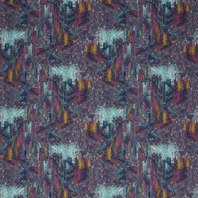 CLARKE AND CLARKE - HILLCREST VELVET- MULTI - Fabric by the Yard MULTI