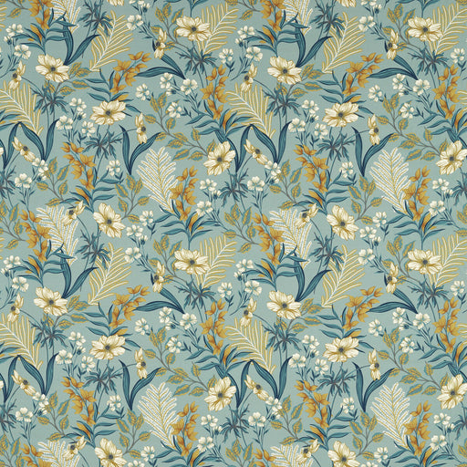 CLARKE AND CLARKE - HAZELBURY- MINERAL - Fabric by the Yard MINERAL