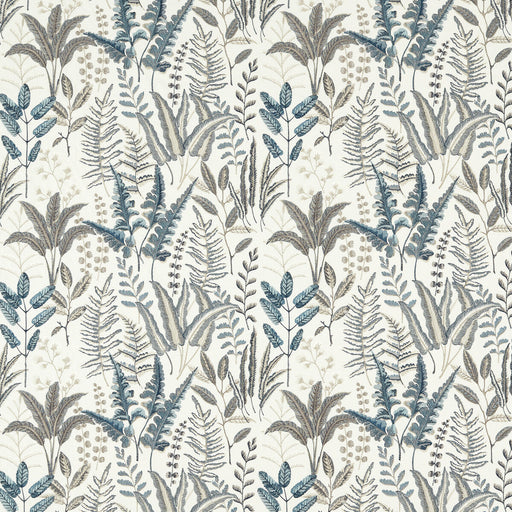 CLARKE AND CLARKE - BRACKEN- DENIM EMB - Fabric by the Yard DENIM EMB