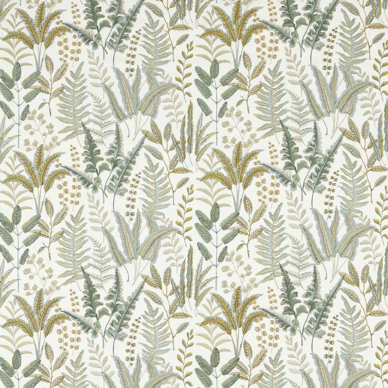CLARKE AND CLARKE - BRACKEN- GLADE EMB - Fabric by the Yard GLADE EMB