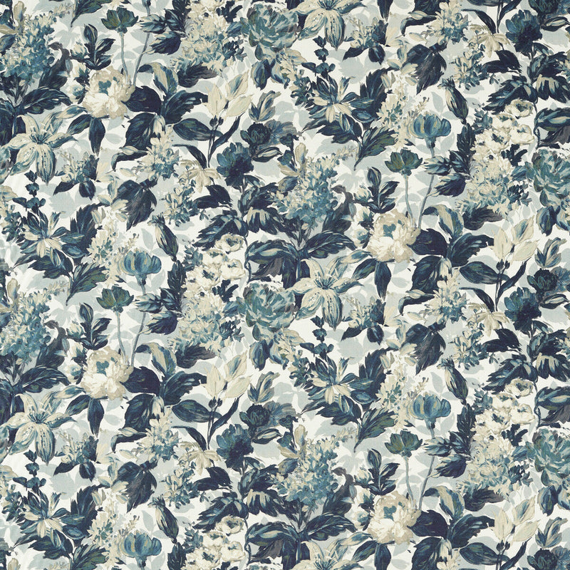CLARKE AND CLARKE - LILUM- DENIM IVORY - Fabric by the Yard DENIM IVORY