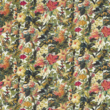 CLARKE AND CLARKE - LILUM- OLIVE RASPBERRY - Fabric by the Yard