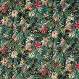CLARKE AND CLARKE - LILUM- PEACOCK VELVET - Fabric by the Yard