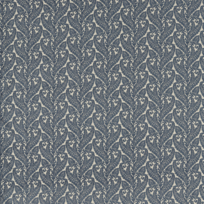 CLARKE AND CLARKE - REGALE- DENIM - Fabric by the Yard DENIM