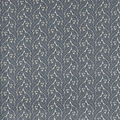 CLARKE AND CLARKE - REGALE- DENIM - Fabric by the Yard DENIM